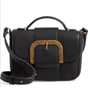Malibu Sky oversized buckle crossbody bag
